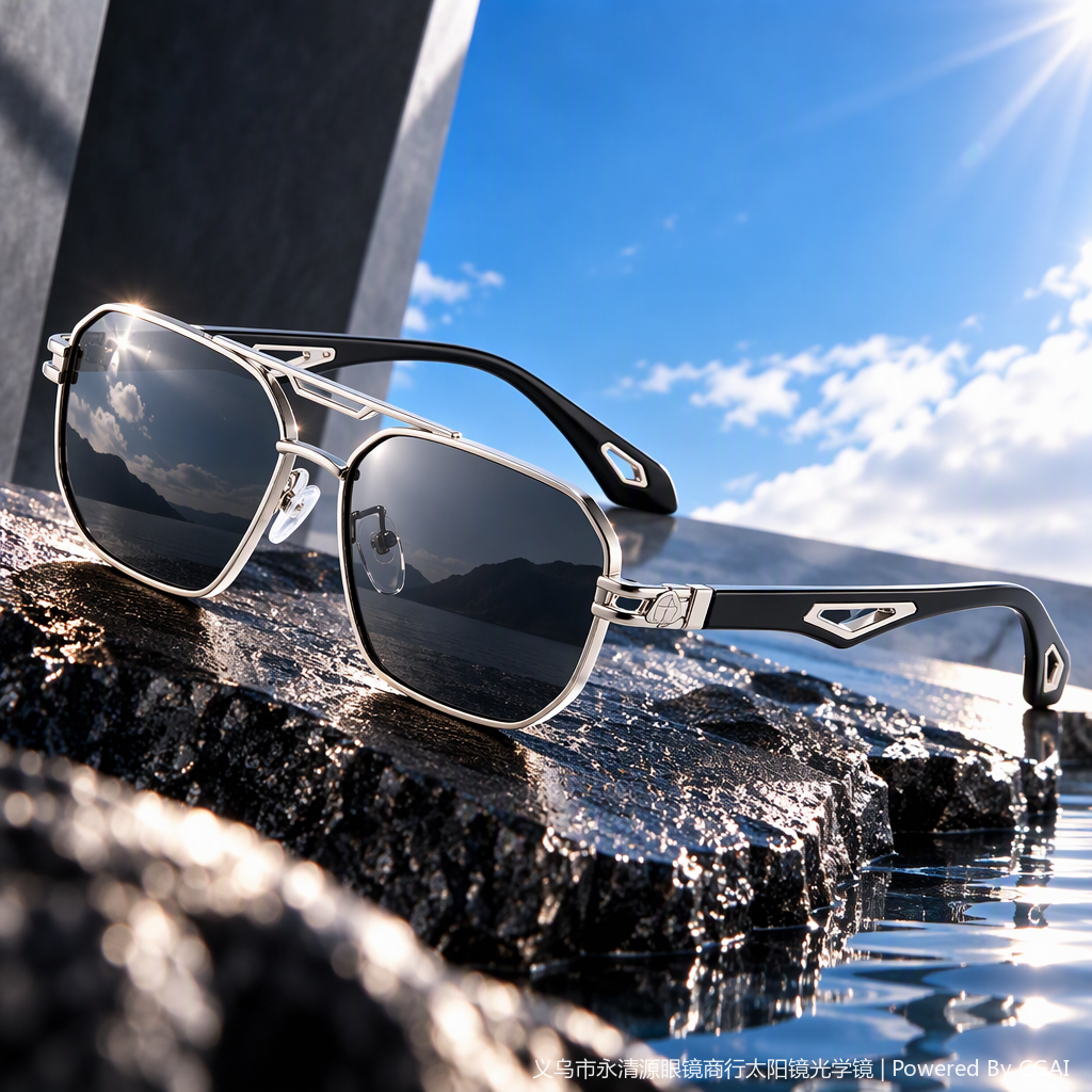 Fashionable sunglasses, polarized sunglasses, men's and women's trendy UV protection sunglasses lenses, sunglasses accessories