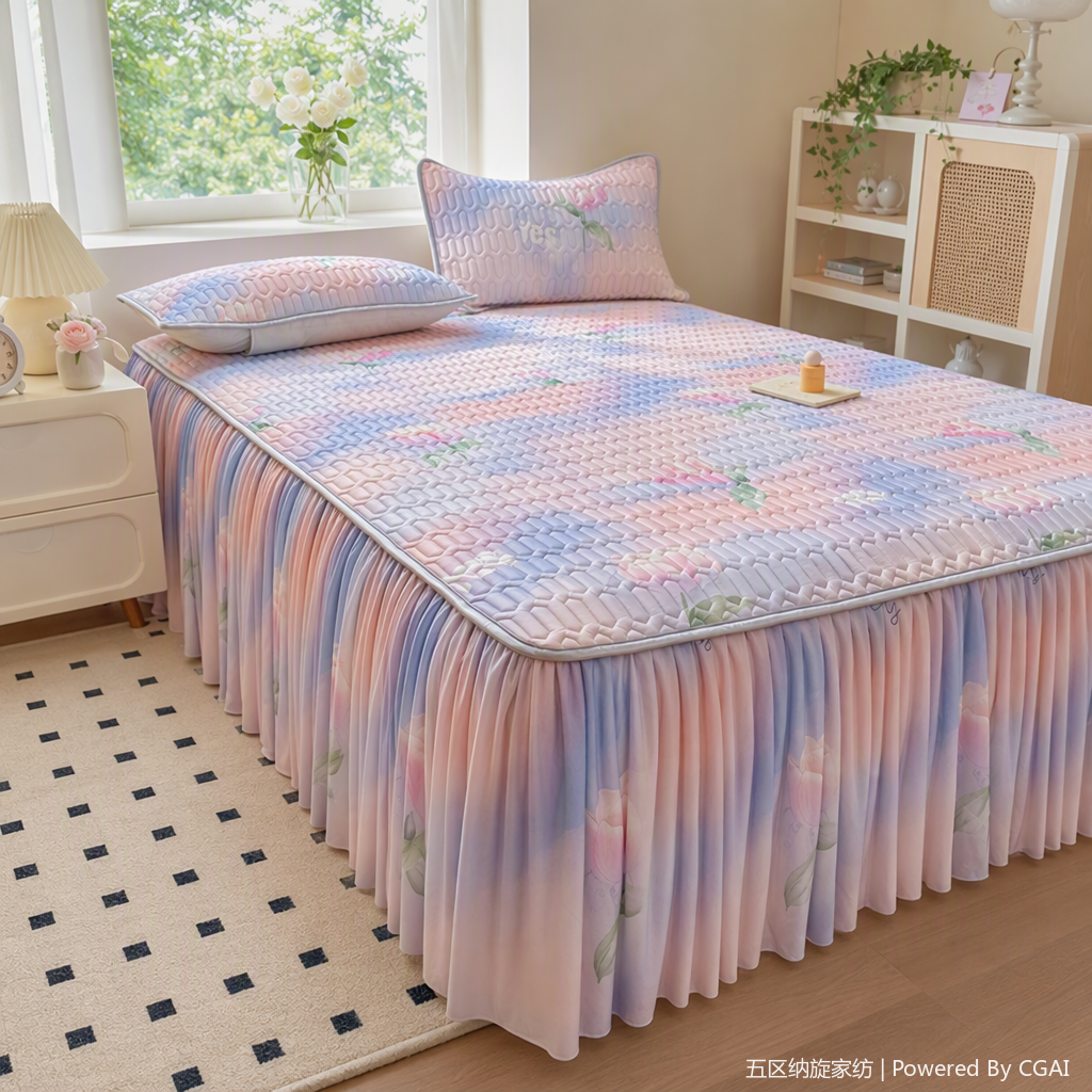 Natural latex mat is breathable, soft, cool in summer, moisture-proof and antibacterial. Single and double person MATS and mat sets are sold directly by the manufacturer details Picture