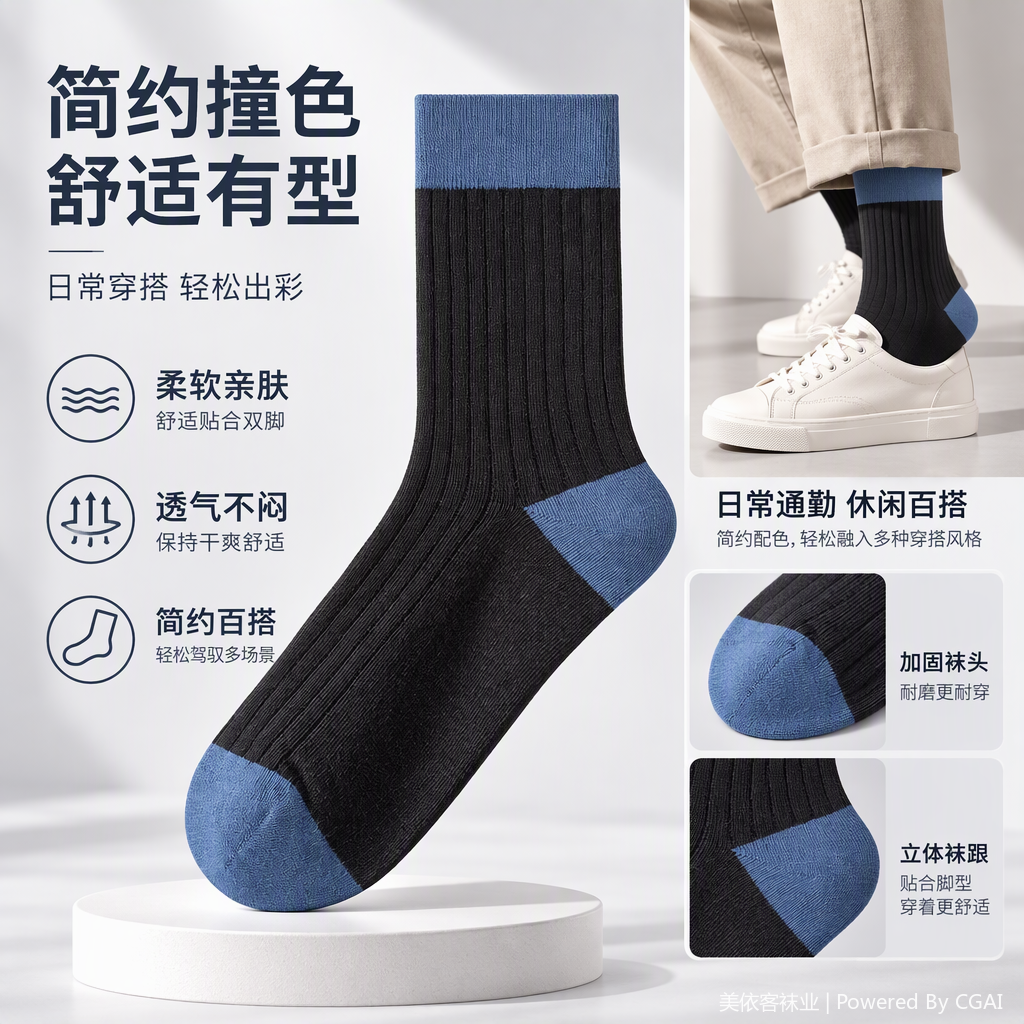 Comfortable sports and casual cotton socks for men and women, thin, breathable and versatile sports socks, trendy and casual styles, multiple colors to choose from