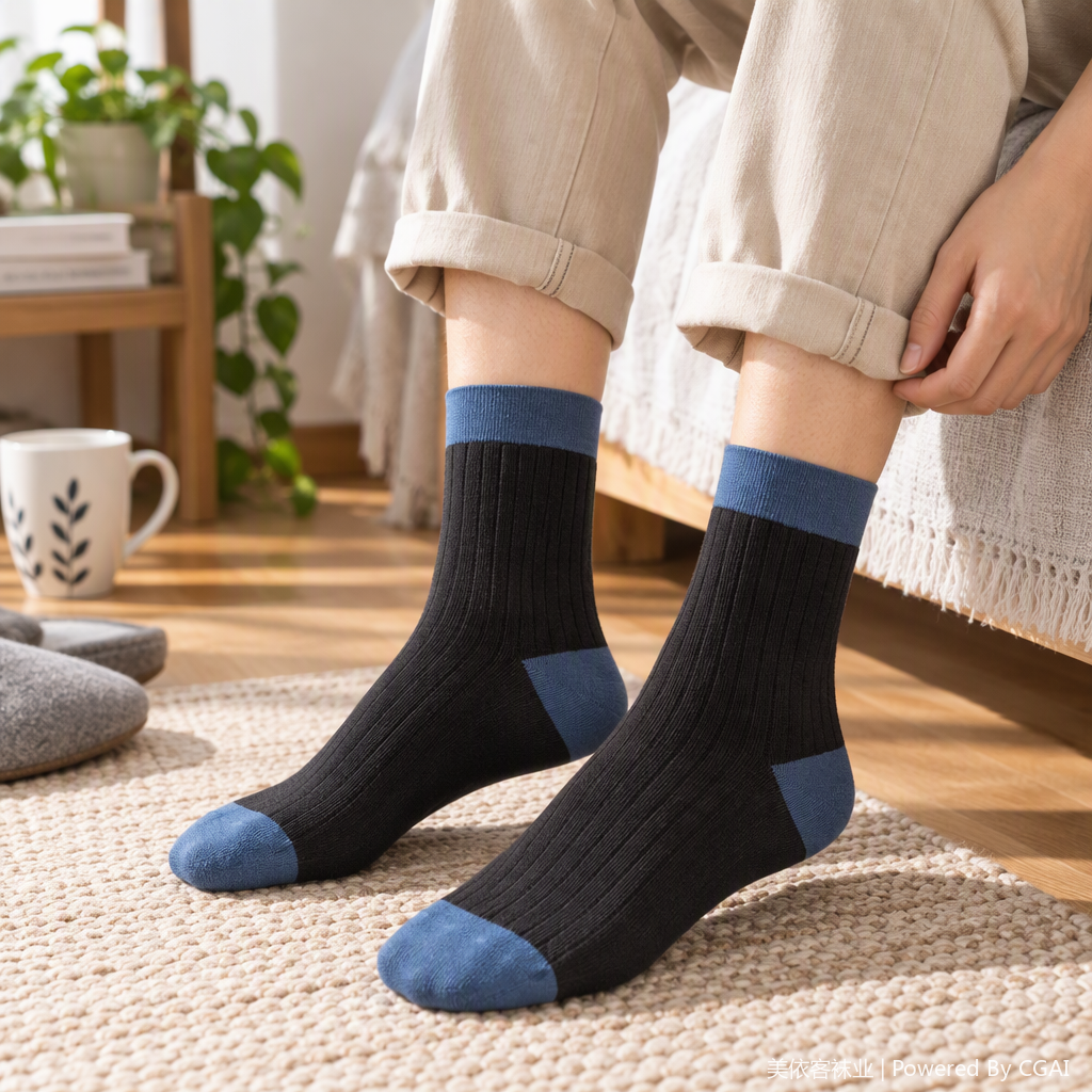 Comfortable sports and casual cotton socks for men and women, thin, breathable and versatile sports socks, trendy and casual styles, multiple colors to choose from details Picture