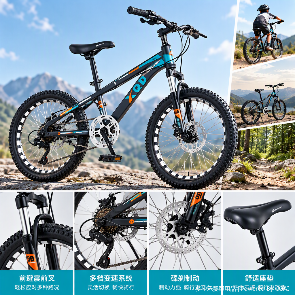 Durable and multi-functional mountain bike riding equipment, mountain bike accessories, essential items for outdoor sports