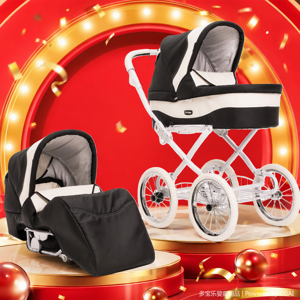 Multi-functional baby stroller, lightweight folding baby stroller, adjustable seat, infant stroller products Item Picture