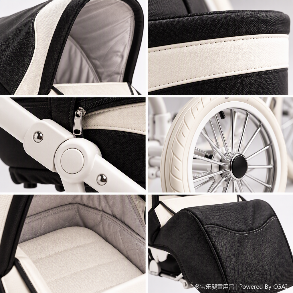 Multi-functional baby stroller, lightweight folding baby stroller, adjustable seat, infant stroller products Specification image