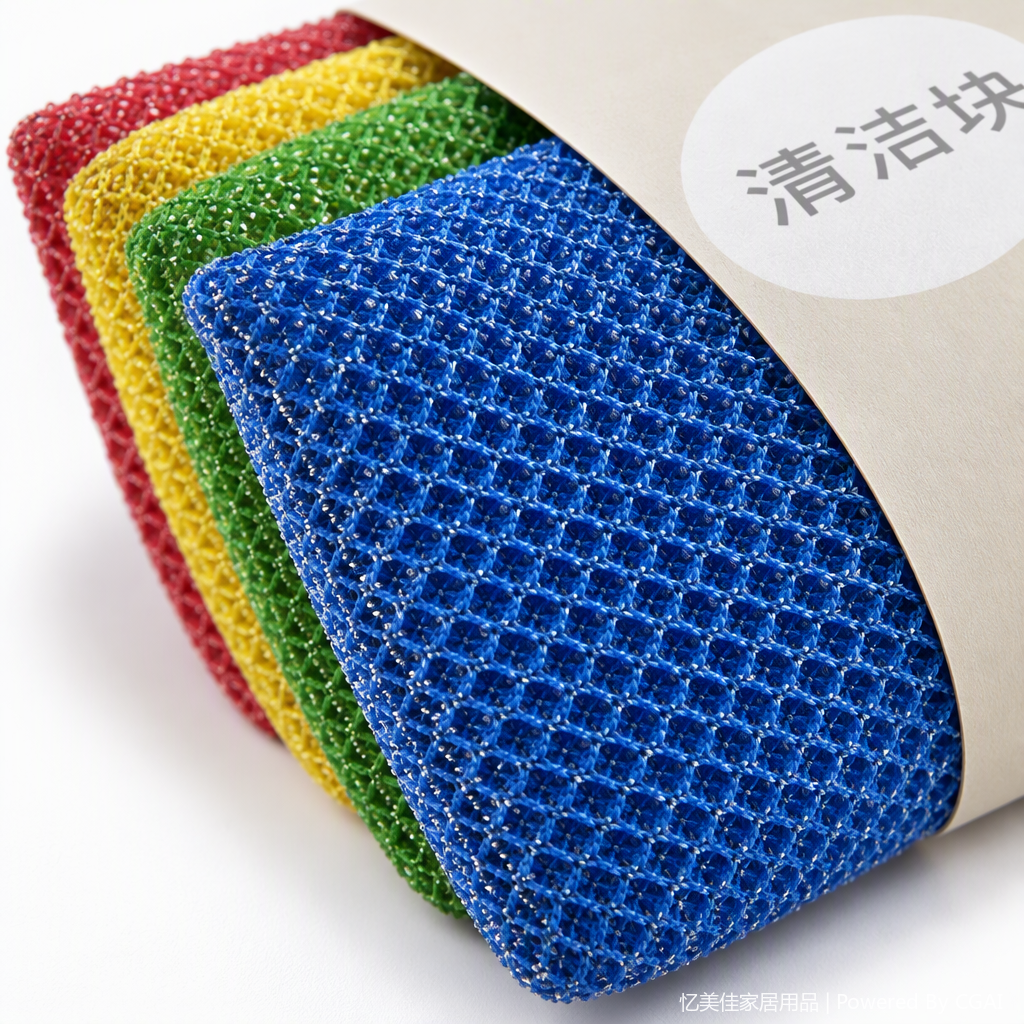 Multi-functional sponge sponge, kitchen dishwashing cloth, household cleaning supplies, durable, soft and practical, essential for daily necessities