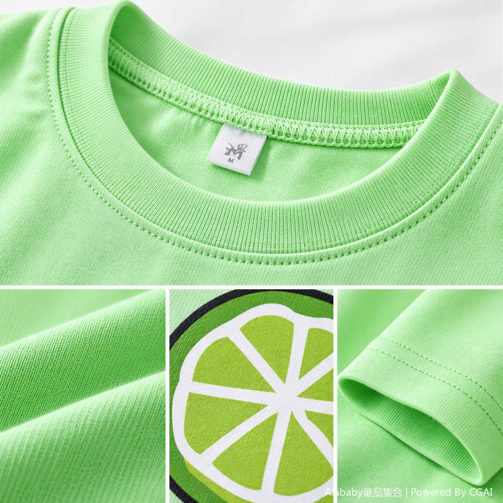 Fashionable and casual pure cotton short-sleeved T-shirts for both men and women, loose and versatile imported clothing trend new products details Picture