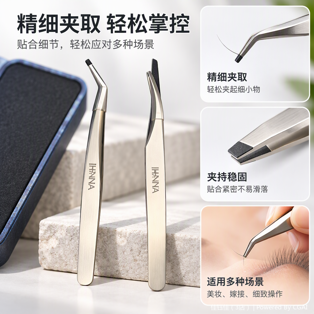 Multi-functional precision tweezers, fine-pointed clamping tools, manual repair of hardware accessories, repair clamps details Picture