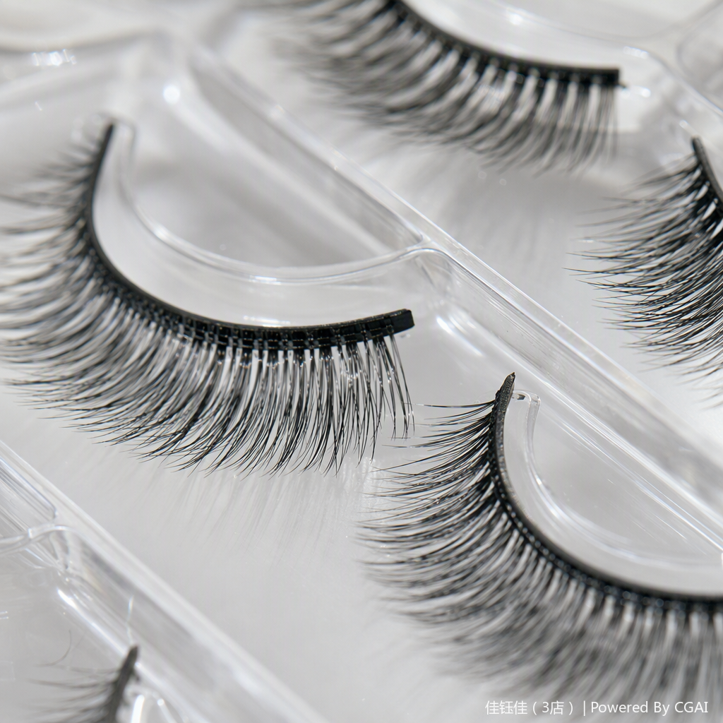 Natural thick false eyelashes, long-lasting anti-smudging, professional beauty tools, easily create charming eye makeup Specification image