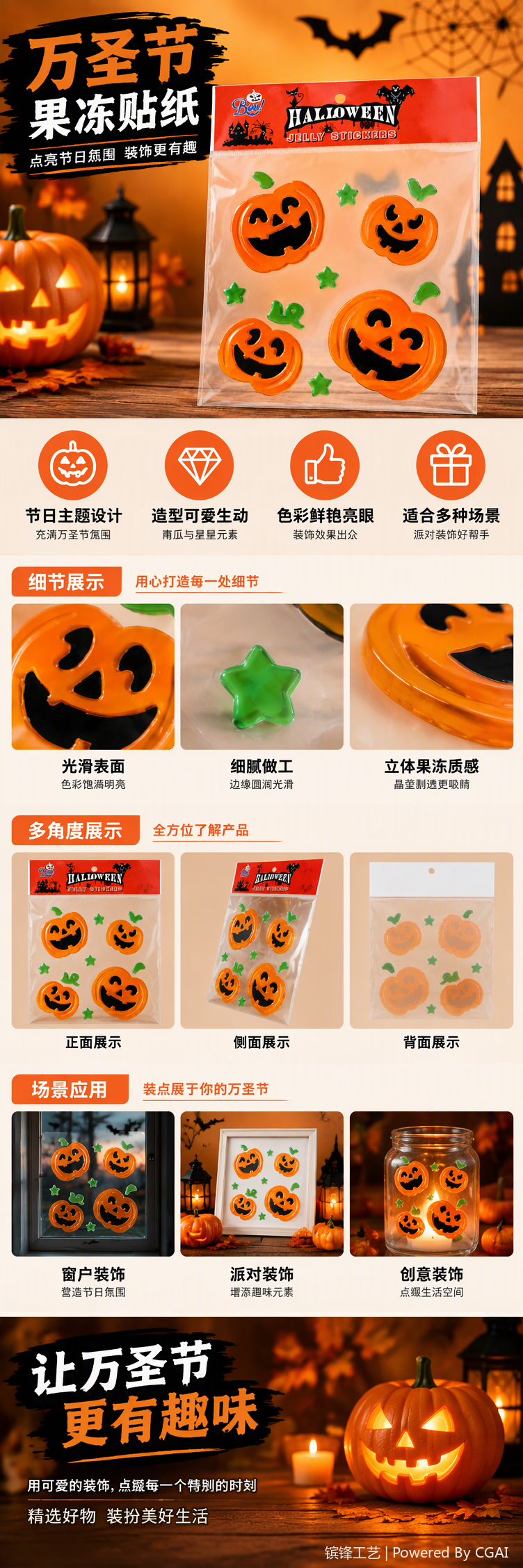 Creative sticker handicrafts, gifts, decorations, DIY handicrafts, creative gifts, creative sticker decorative items, gift selection pic 1