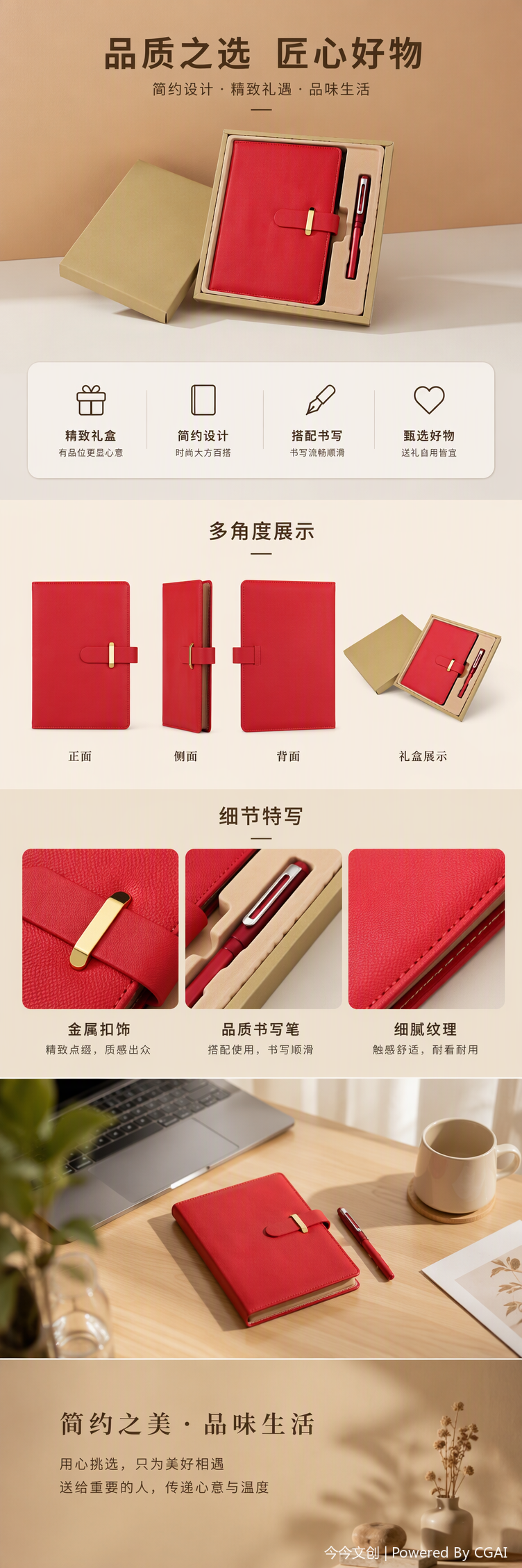 Multi-functional office cultural paper products, notebooks, student business notebooks, portable writing books pic 1