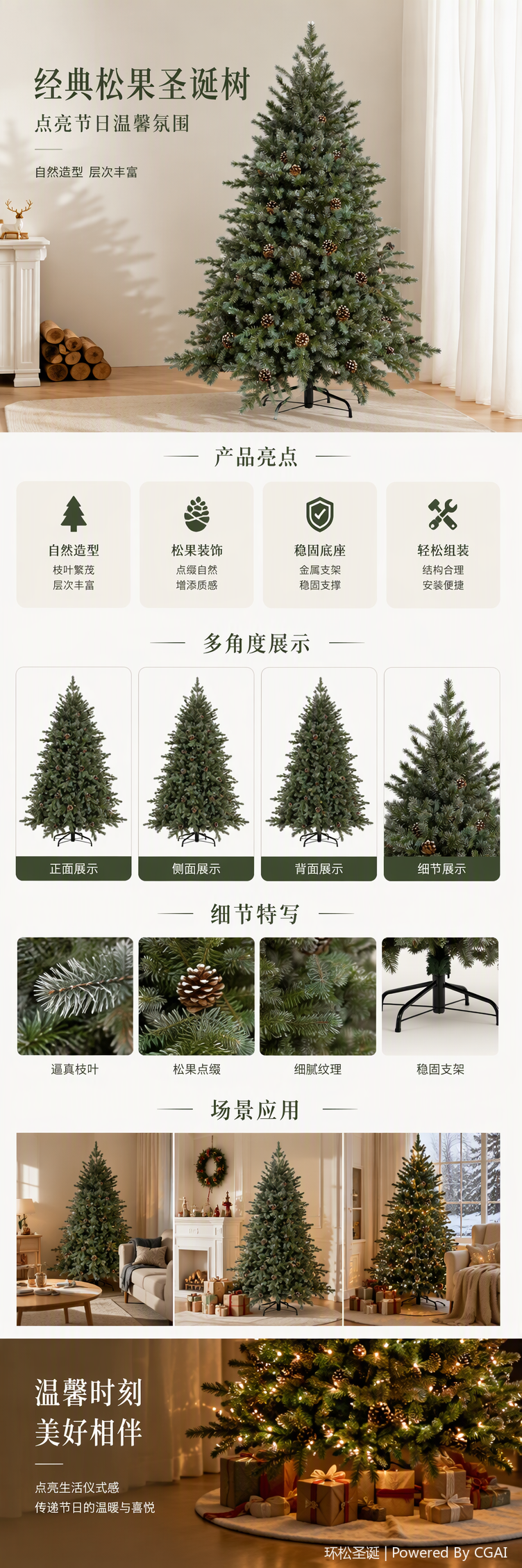 Creative office Christmas tree decorations, festival culture, festival atmosphere arrangement, Christmas gifts and promotional items pic 1