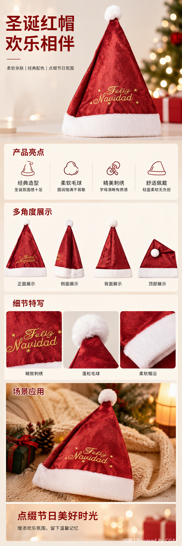 Office Christmas cultural decorations, festive atmosphere arrangement, Christmas supplies, creative decorative pendants, gift giving pic 1