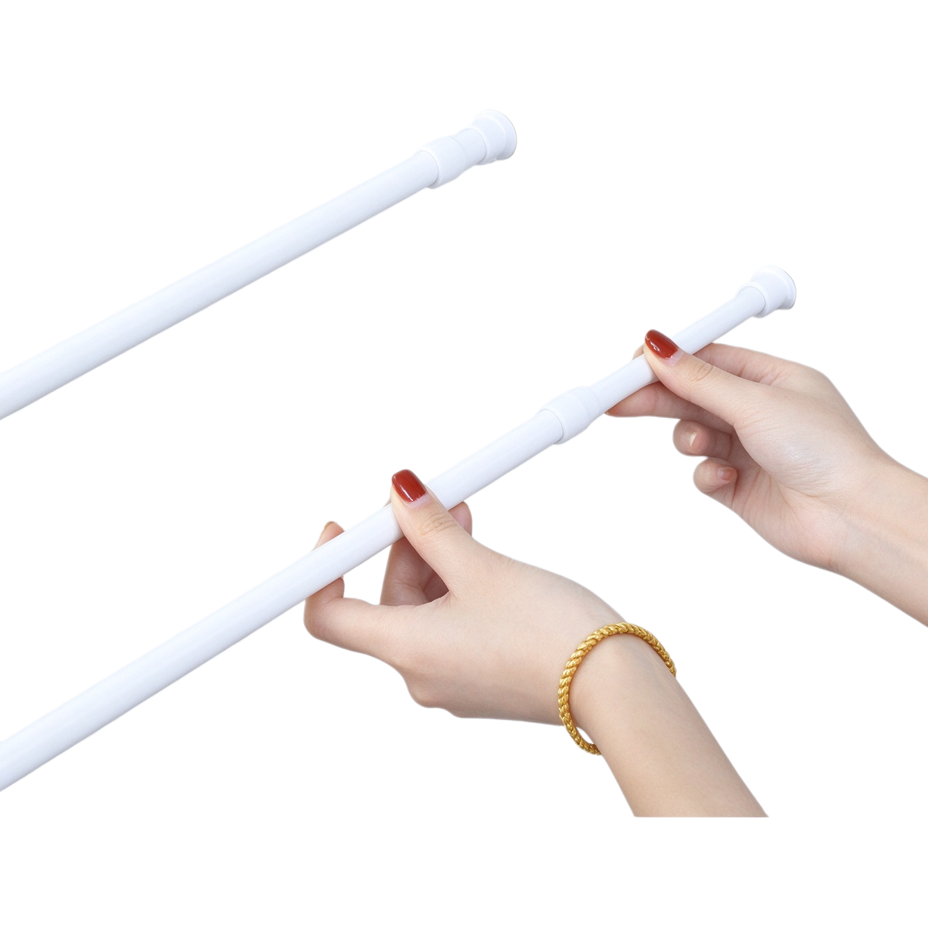Multi-functional clothes drying pole and fork set, household clothes drying rack, clothes drying supplies, easy to install and durable Application Scenario