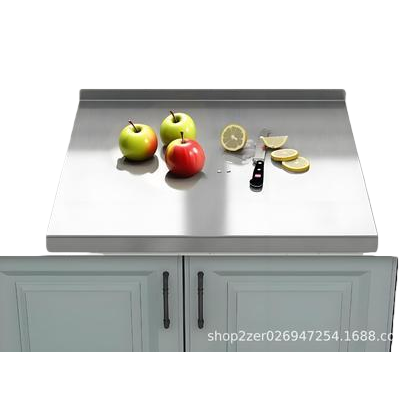 Practical and durable kitchen operation counter, restaurant furniture, multi-functional kitchen counter, simple and modern kitchen workbench, convenient storage details Picture