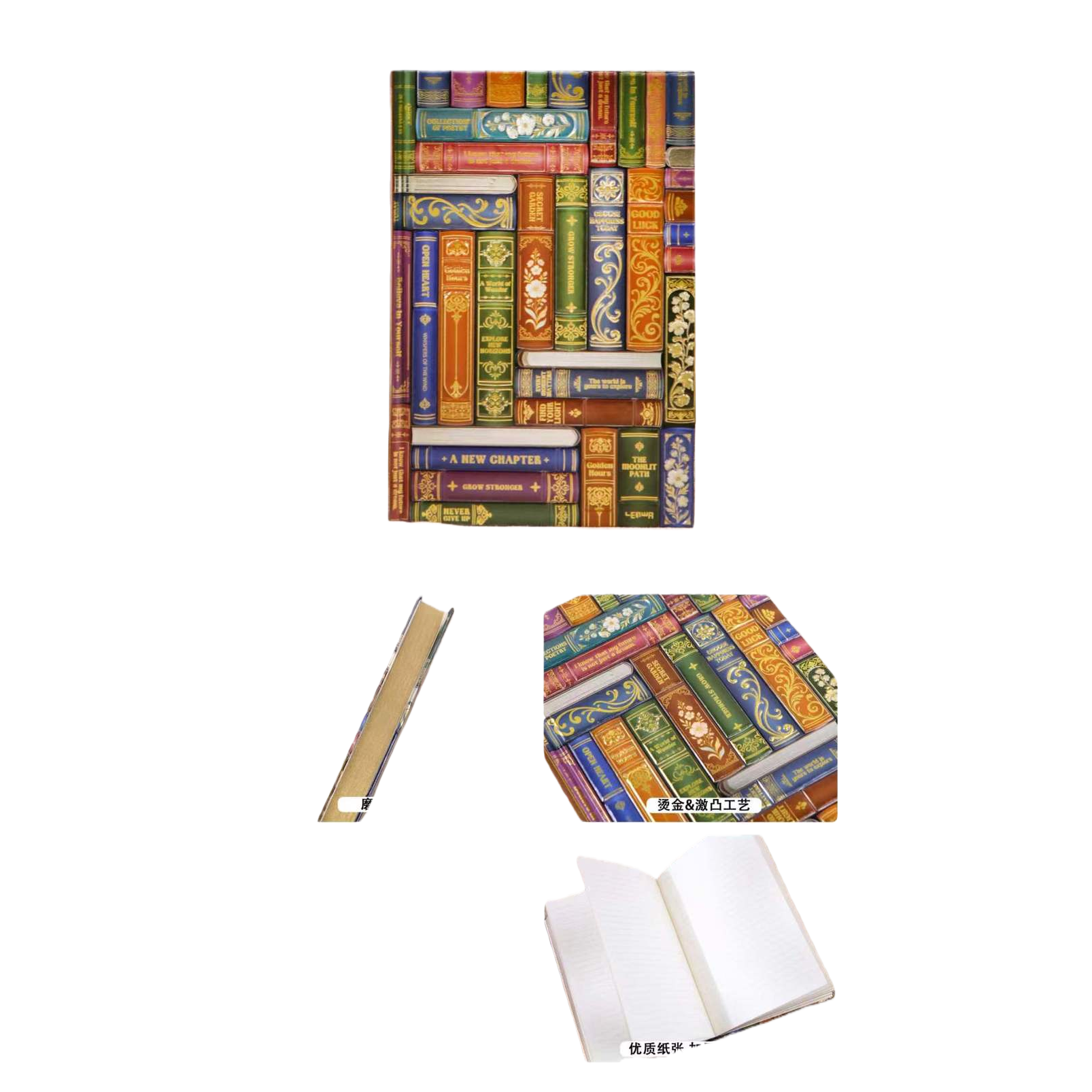مفكرة تصميم من طراز Wisdom Bokshelf تحتوي على مفكرات مدرسية مبتكرة، لوازم مكتبية Item Picture