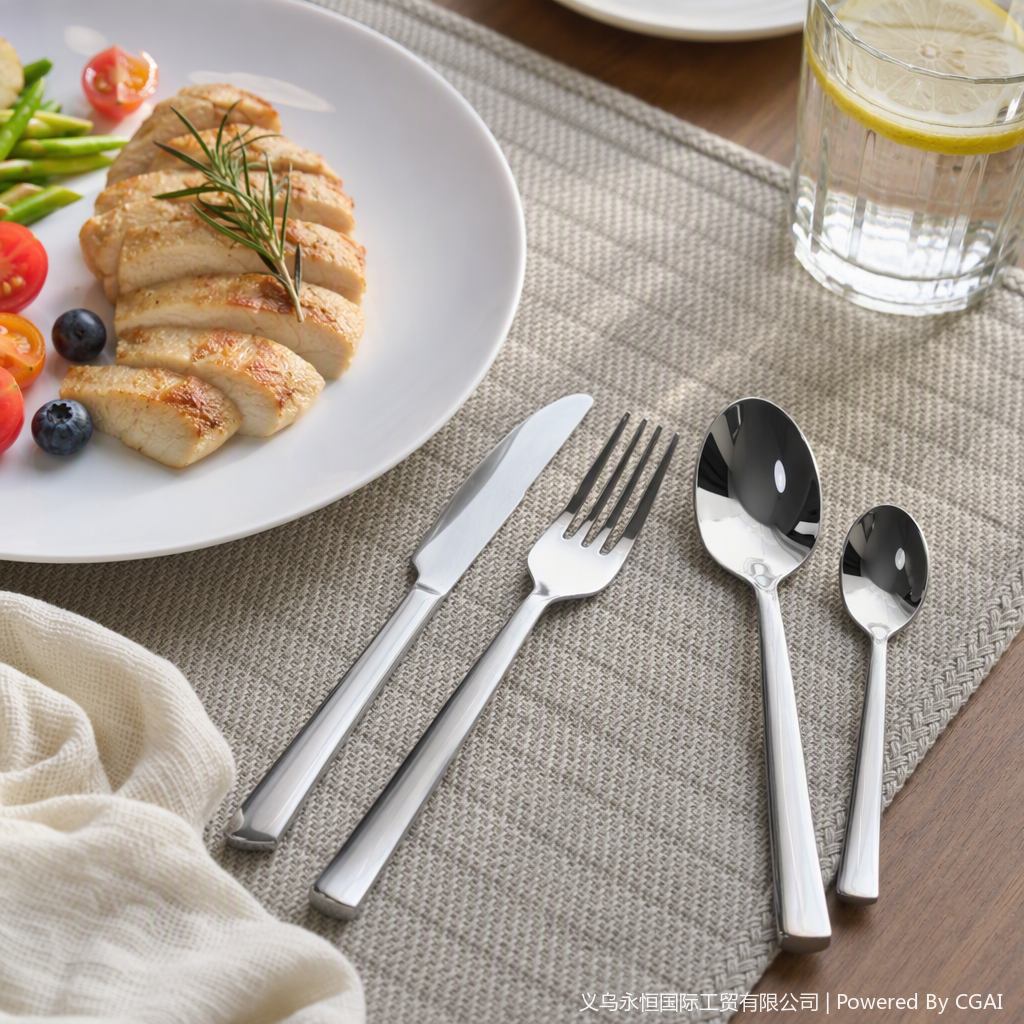 مجموعة من أدوات المائدة المتعددة الأغراض ذات السكاكين والشوك في مطاعم منزلية محمولة Specification image