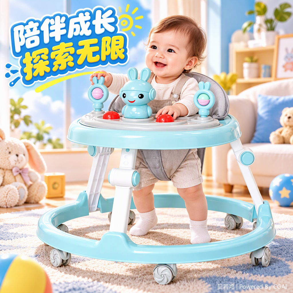 Multi-functional baby walker, children's baby early education stroller, baby carrier seat, infant and toddler products, safe and durable, various styles, balance car, mother and baby products