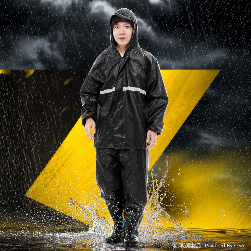 This multi-functional waterproof one-piece raincoat is suitable for outdoor travel, cycling, sun protection, breathability, lightness, durability and both men and women