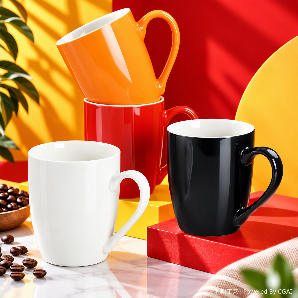 Taza de cerámica creativa hogar diario beber agua café y té juego simple moda oficina estudiante regalo