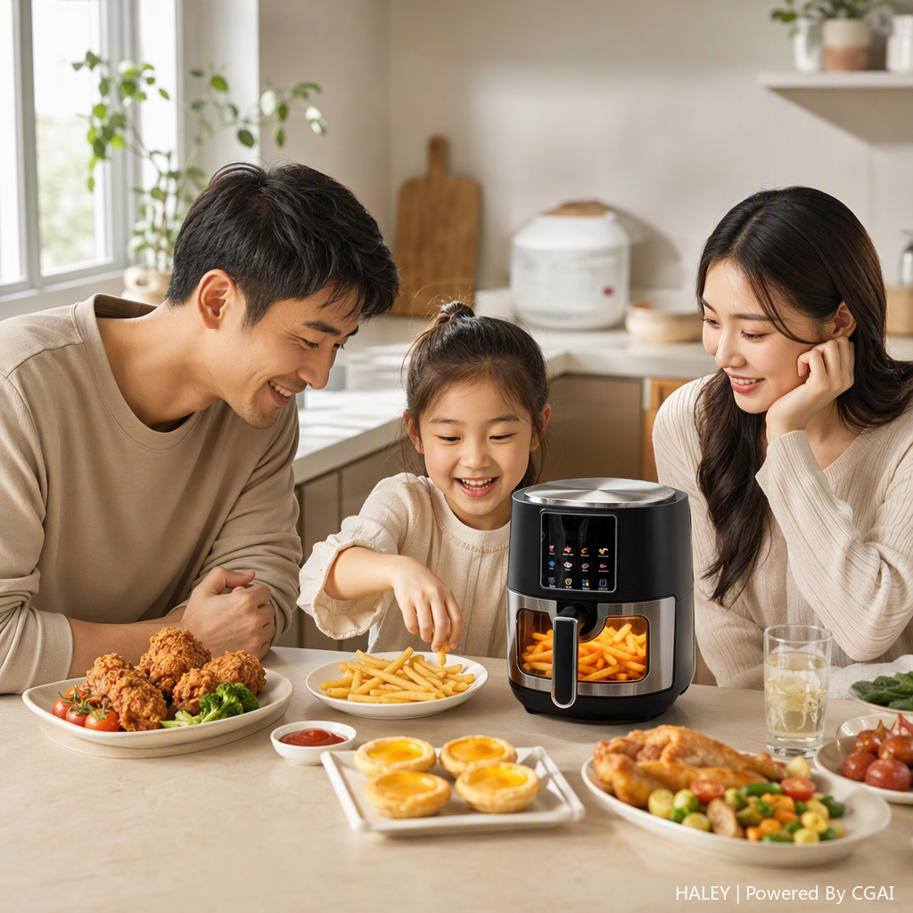 This multi-functional electric griddle grill is suitable for home use, such as making pancakes, frying eggs, and grilling meat. It features multi-stage temperature control and a large capacity for rapid heating Application Scenario