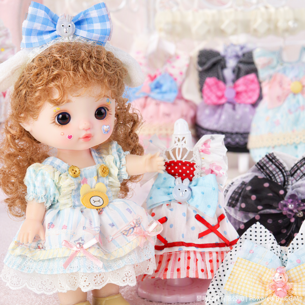 Yasini Culture is honored to present a pink and cute doll princess set children's doll gift box as a festival gift for girls Application Scenario