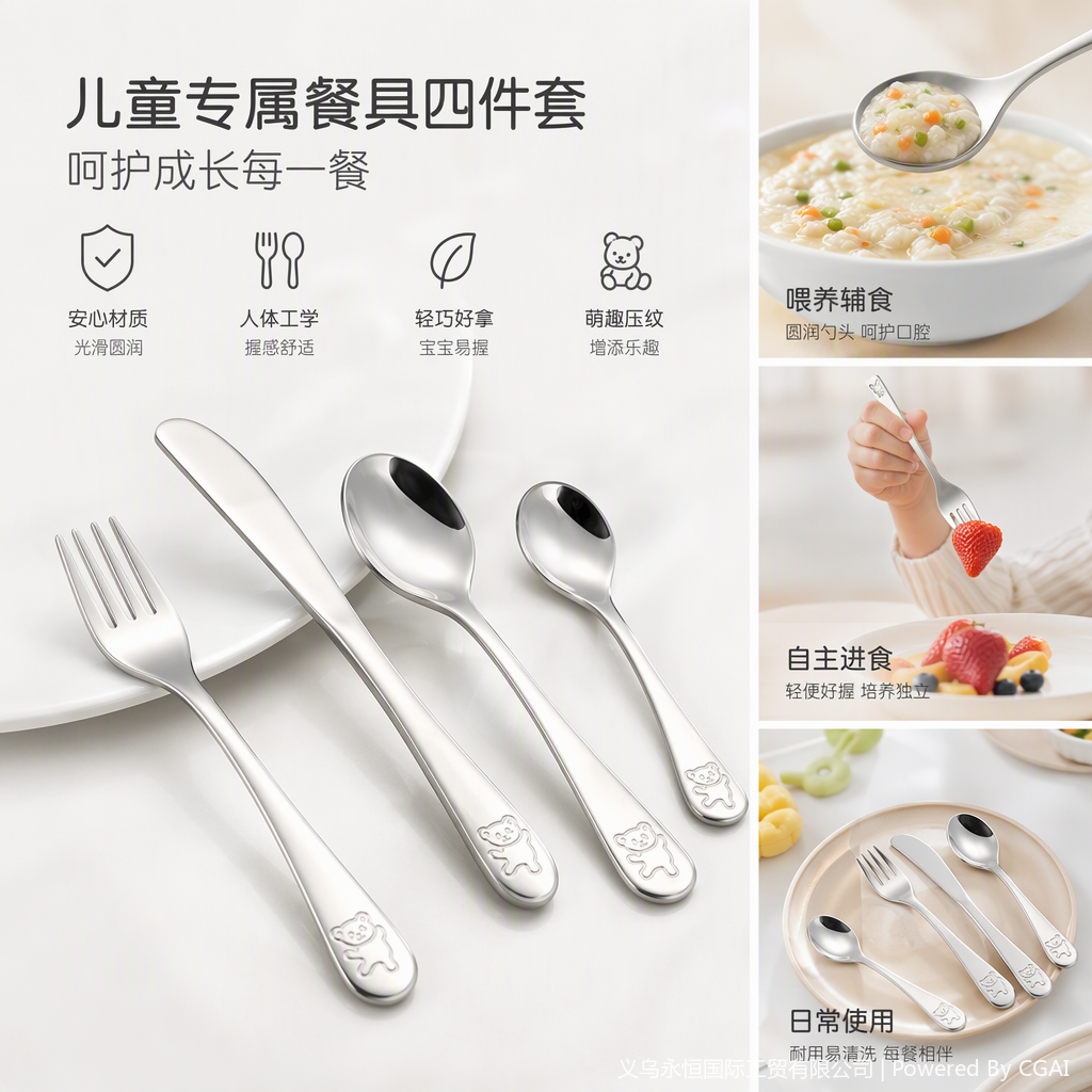 Multifuncional occidental cubiertos tenedor cuchara set vajilla hogar portátil restaurante western vajilla combinación práctico utensilios de cocina Specification image