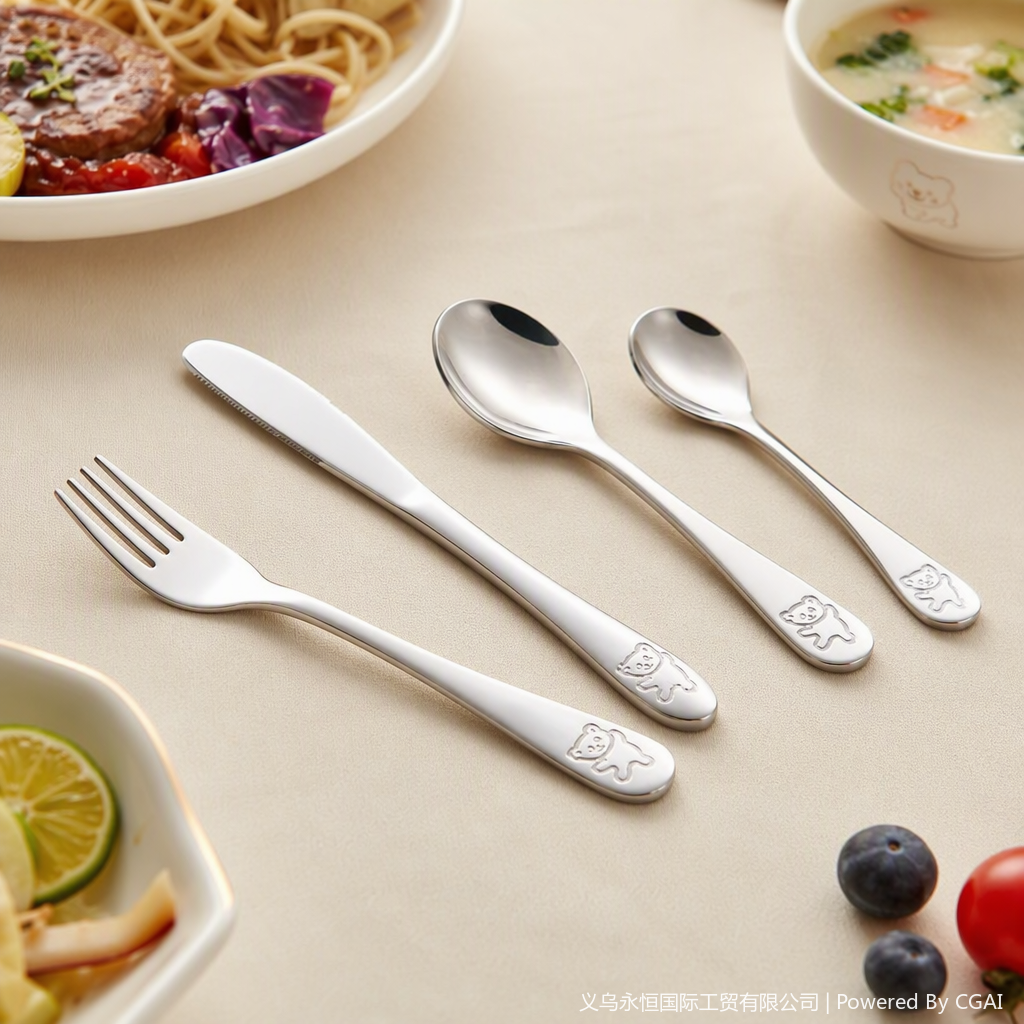 Multifuncional occidental cubiertos tenedor cuchara set vajilla hogar portátil restaurante western vajilla combinación práctico utensilios de cocina Application Scenario