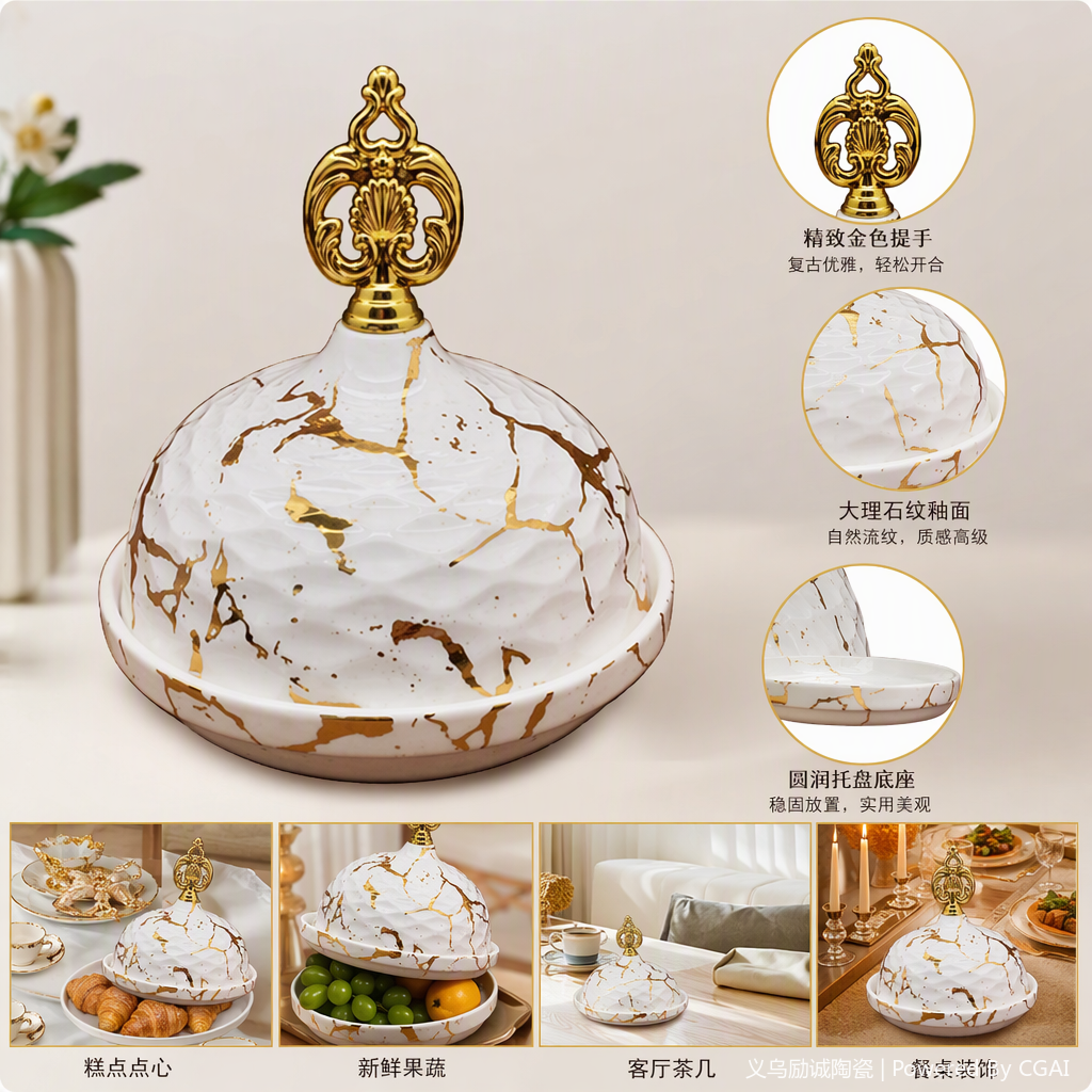 Multi-functional ceramic teapot, household simple and creative daily necessities tea set, tea set supplies Specification image