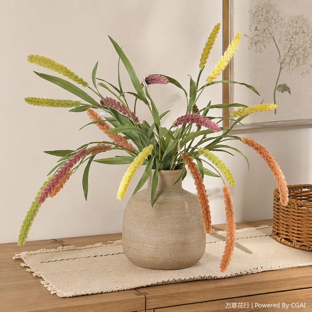 Decoración del hogar simulación de flores flores de plástico arte de la flor sala de estar dormitorio decoración de escritorio artículos de decoración del hogar details Picture