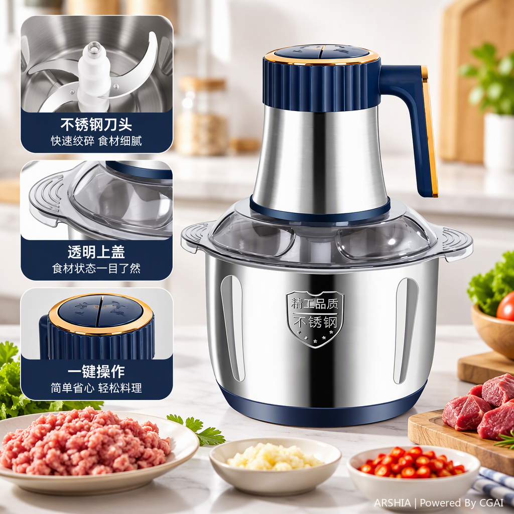 Многофункциональное оборудование для переработки мясных продуктов, пищевая промышленность, пищевая промышленность, специализированное и эффективное производственное оборудование на конвейер Specification image