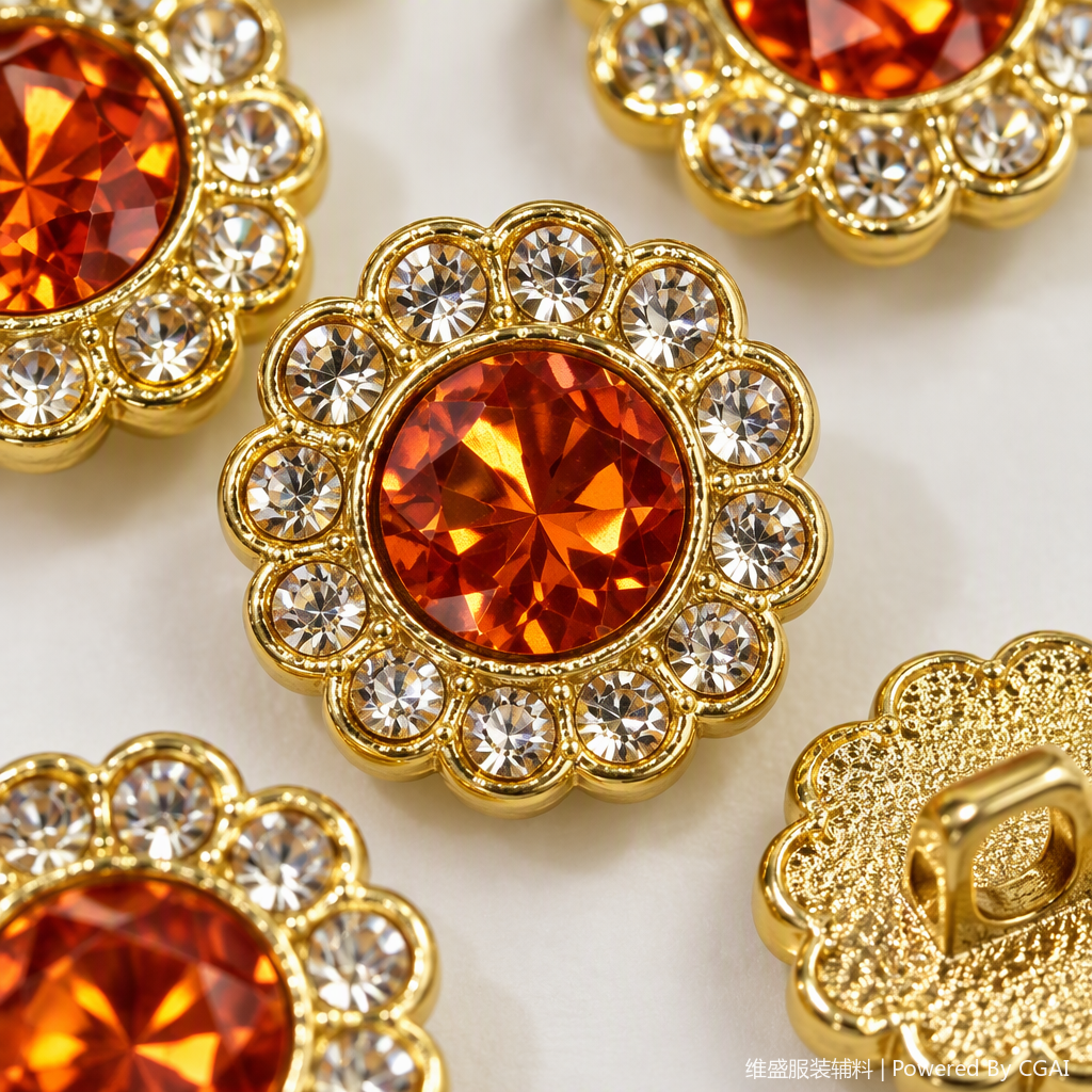 قطع غيار مصنوعة من المعدن الفاخر، قطع غيار أزياء يدوية، قطع غيار مصنوعة من الحلي Item Picture