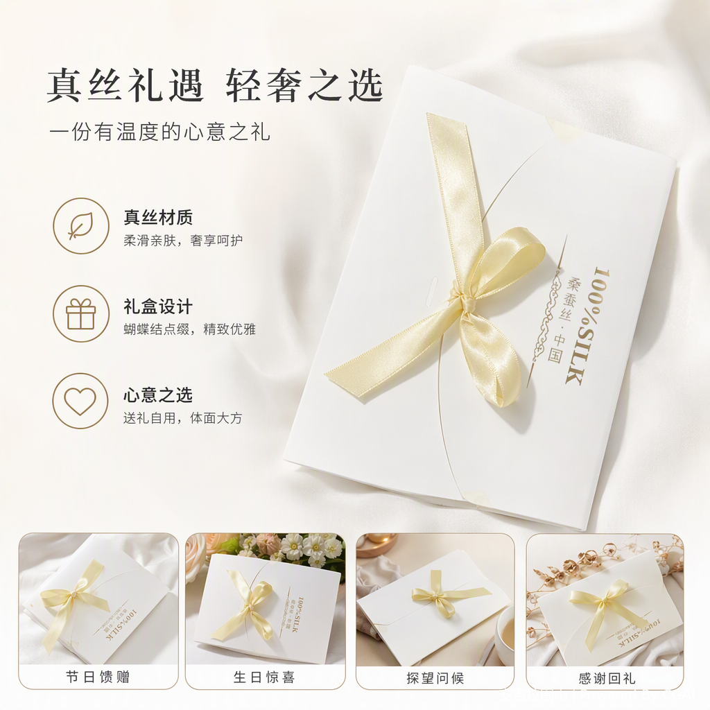 白色卡片配黄色丝带蝴蝶结手工装饰卡片婚礼贺卡创意卡片礼品卡