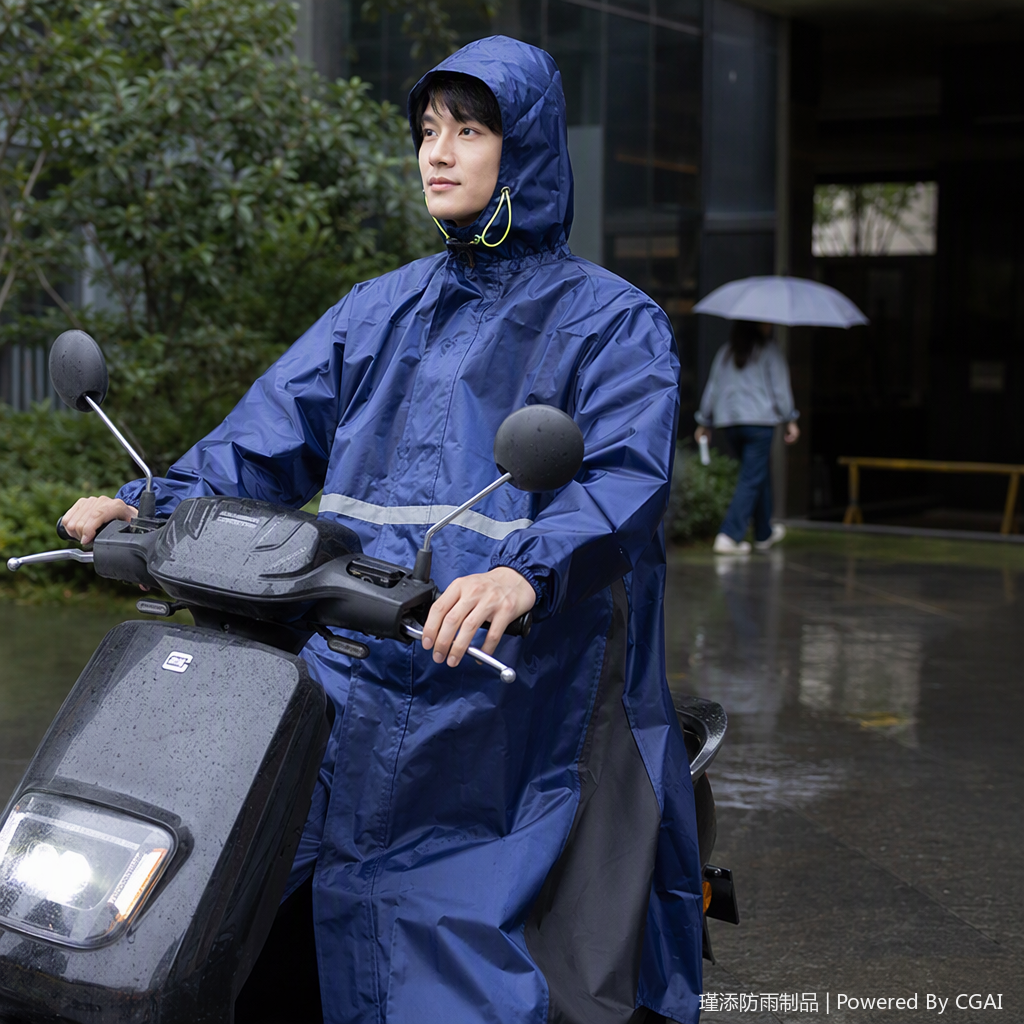 Windproof, sunshade and rainproof one-piece raincoat, outdoor raincoat, portable waterproof, windproof and rainproof equipment, suitable for both men and women in multiple colors Specification image