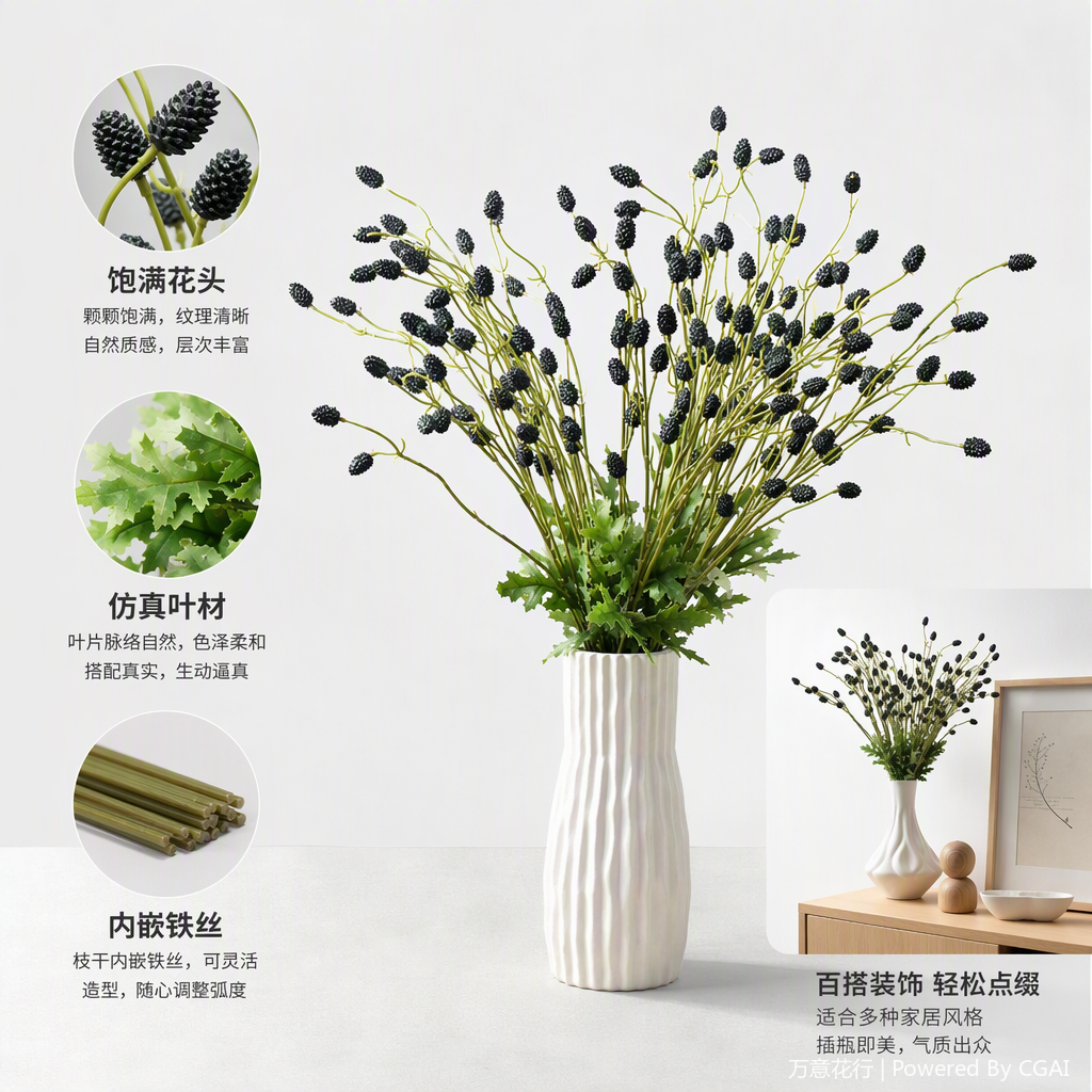Exquisite simulation handicrafts, flower petal handcrafted decorative creative ornaments, excellent gifts details Picture