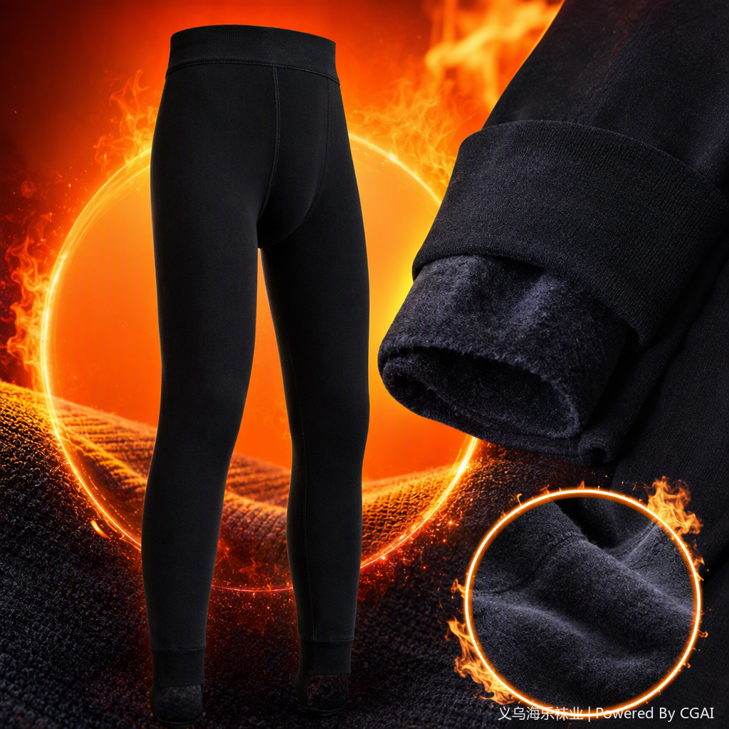 Fashionable, versatile, slim and elastic long pants for women in autumn and winter, black leggings, thin and slimming, warm and sporty pants Specification image