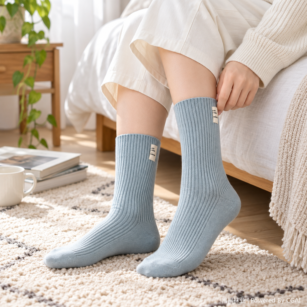 Comfortable and breathable business socks for women and men, casual and sporty low-top short socks with inner sock sets Item Picture