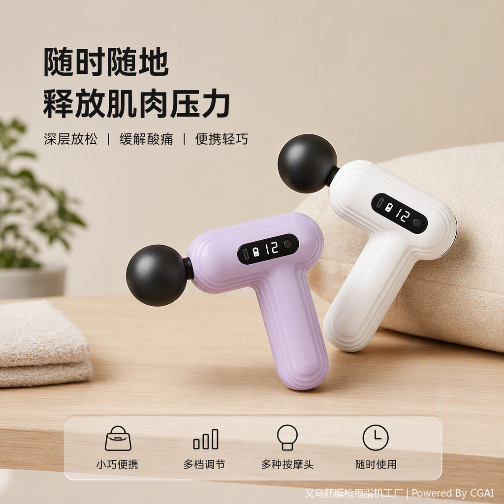 Multi-functional fascia relaxation massage device, portable deep muscle physiotherapy device for home use, health care equipment details Picture