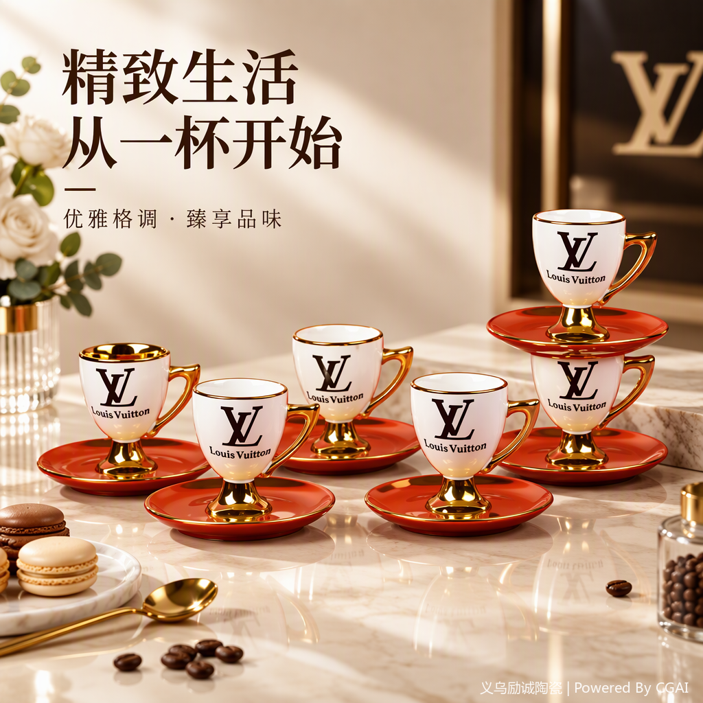 The multi-functional coffee set, a portable home coffee cup, coffee pot, coffee spoon and coffee filter combination set, is practical and convenient Item Picture