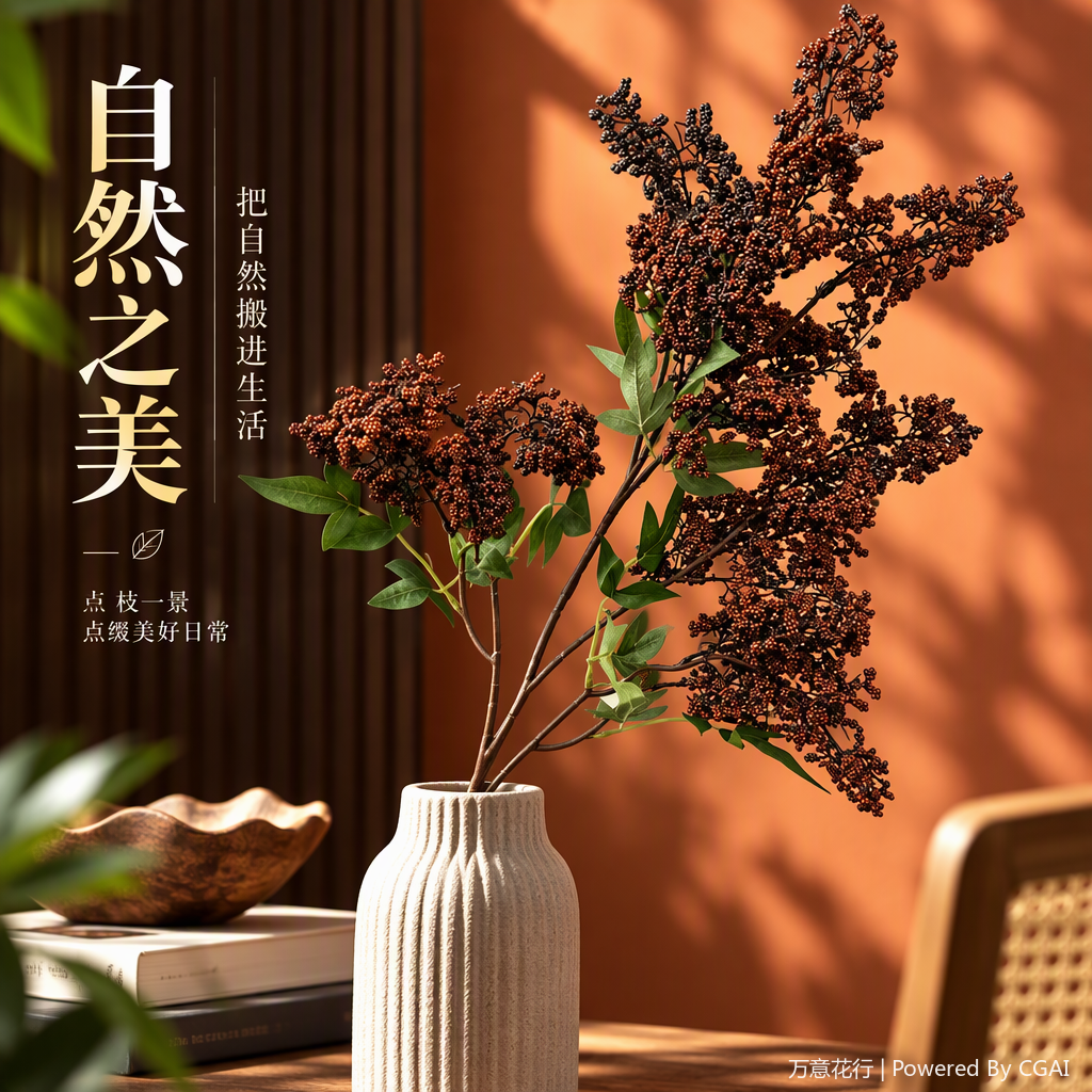 Colorful artificial flower decorations, plastic flowers, home furnishings, interior decoration, beautiful and durable decorative items Item Picture