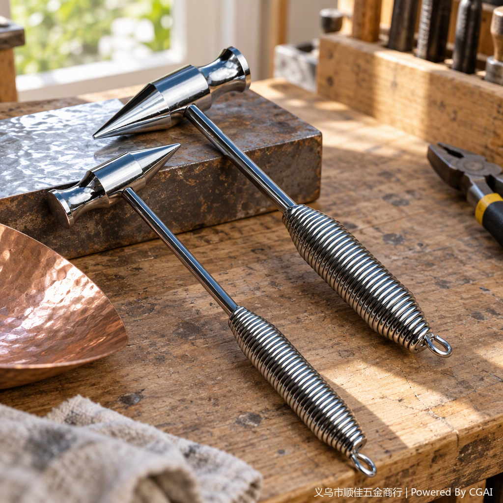 A multi-functional hand hammer, a durable and practical household industrial hardware tool, is a handheld striking device