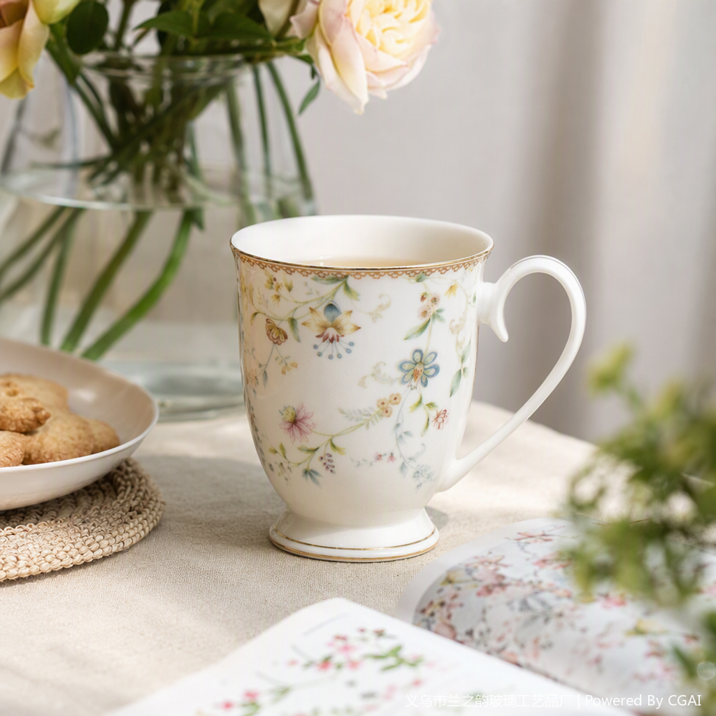 Colorful ceramic cups, daily necessities, household creative coffee and tea cups, simple and heat-resistant student office supplies Item Picture