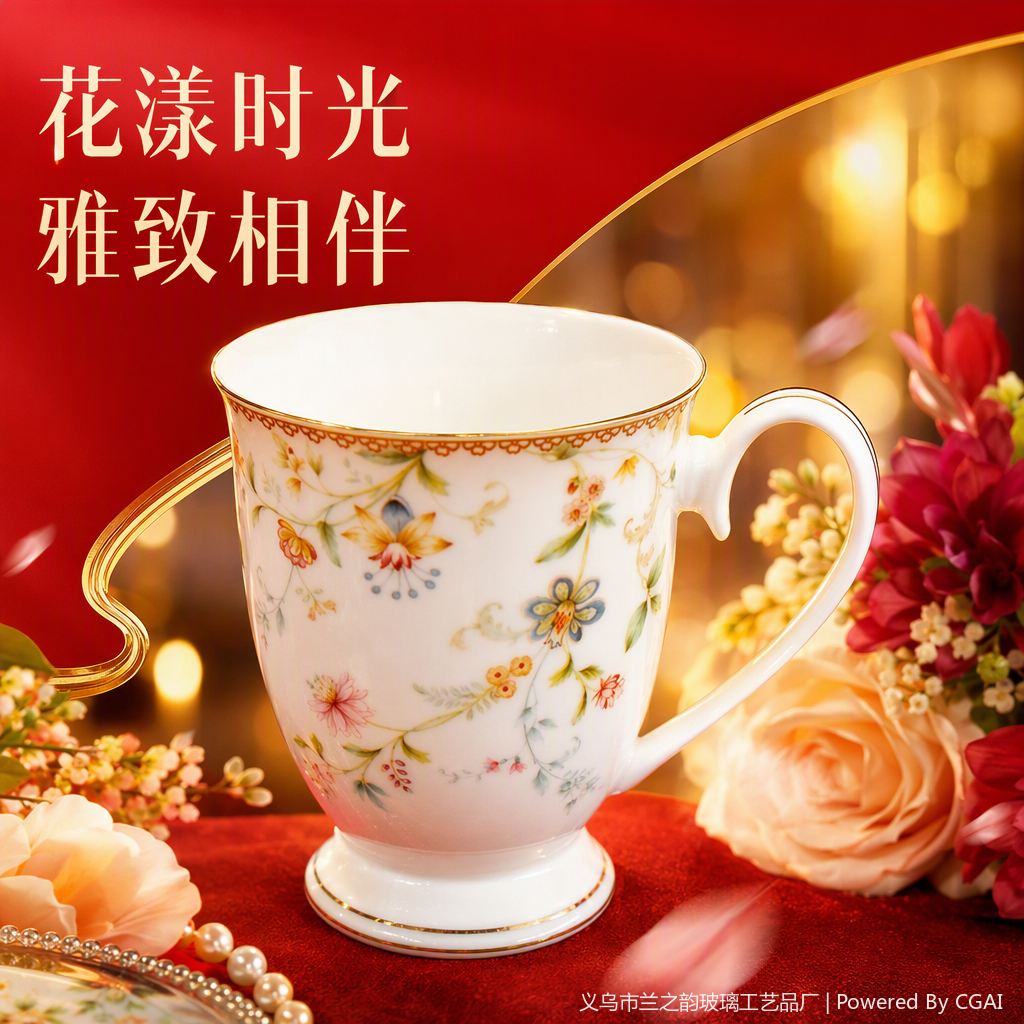 Colorful ceramic cups, daily necessities, household creative coffee and tea cups, simple and heat-resistant student office supplies details Picture