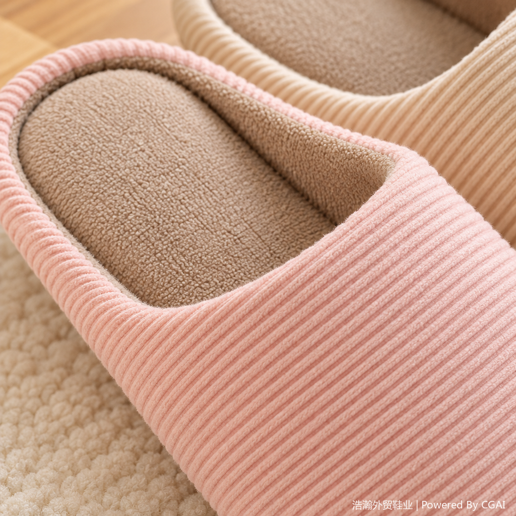 Comfortable plush home slippers, warm and anti-slip, men's and women's indoor casual soft soles, a must-have for winter