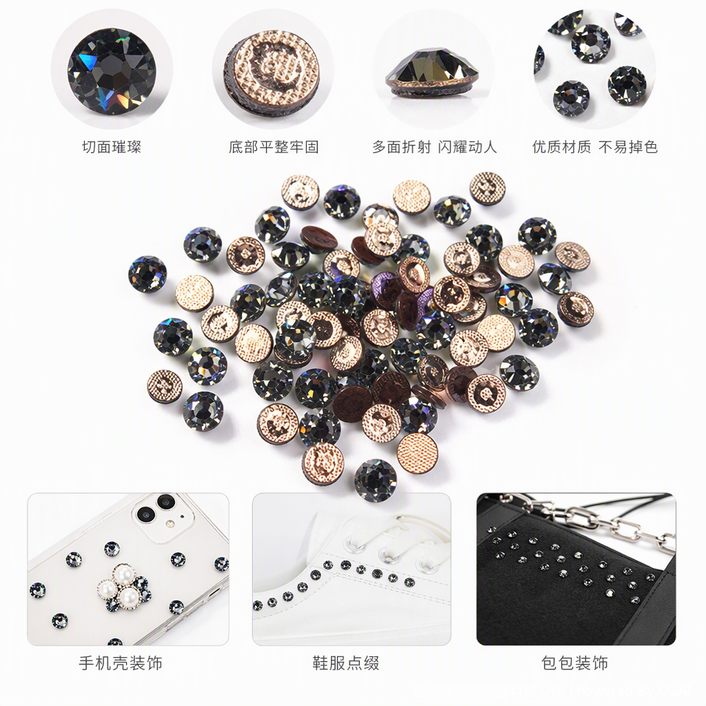 A variety of fashionable ear accessories, including metal pendants, ear hooks, earrings, and DIY material jewelry accessory sets Specification image