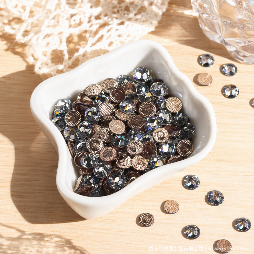 A variety of fashionable ear accessories, including metal pendants, ear hooks, earrings, and DIY material jewelry accessory sets Application Scenario
