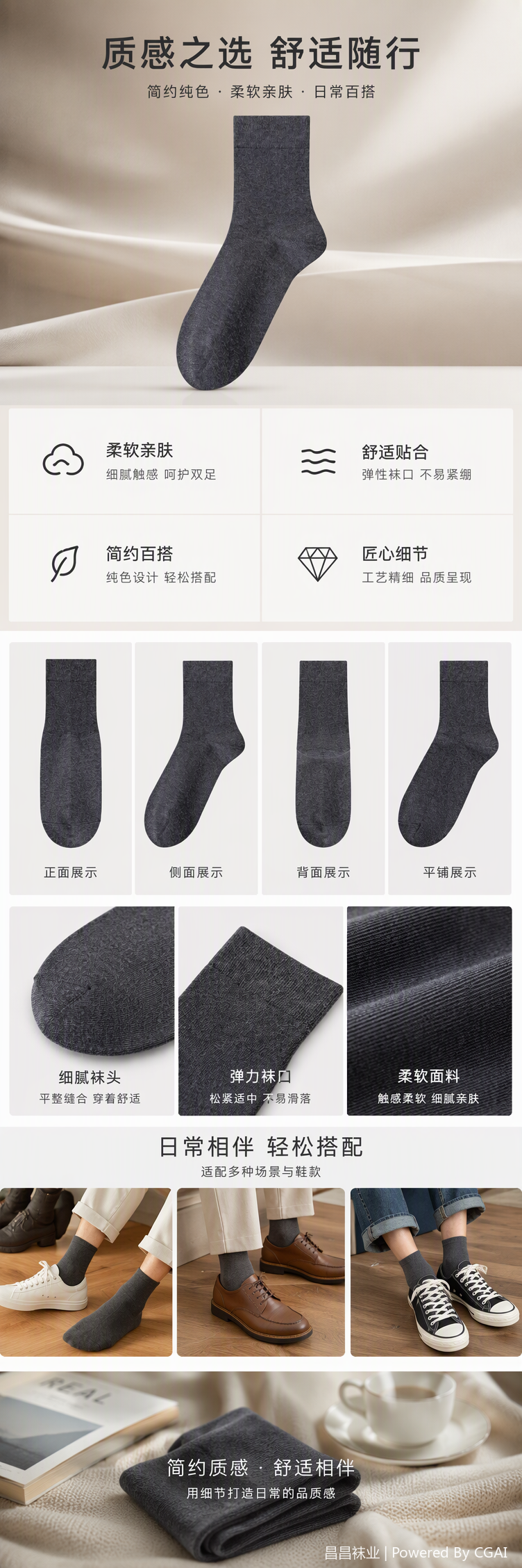 Cómodo respirable heap heap calcetines mujer versión coreana versátil casual deporte calcetines tendencia versátil pic 1