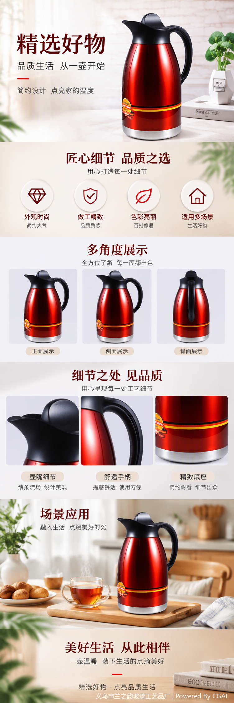 Heat-resistant insulated bucket, household portable lunch box, multi-capacity insulated pot, outdoor picnic tableware and supplies pic 1