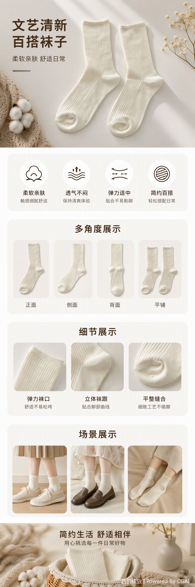 Comfortable and breathable business sock accessories for men and women, low-top casual sports long-sleeved professional underwear pic 1
