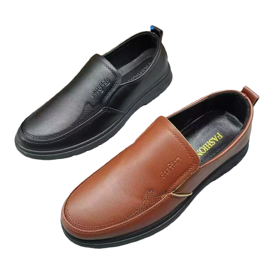 أحذية رجالية في الموضة، ذات جلود بني اسود Item Picture