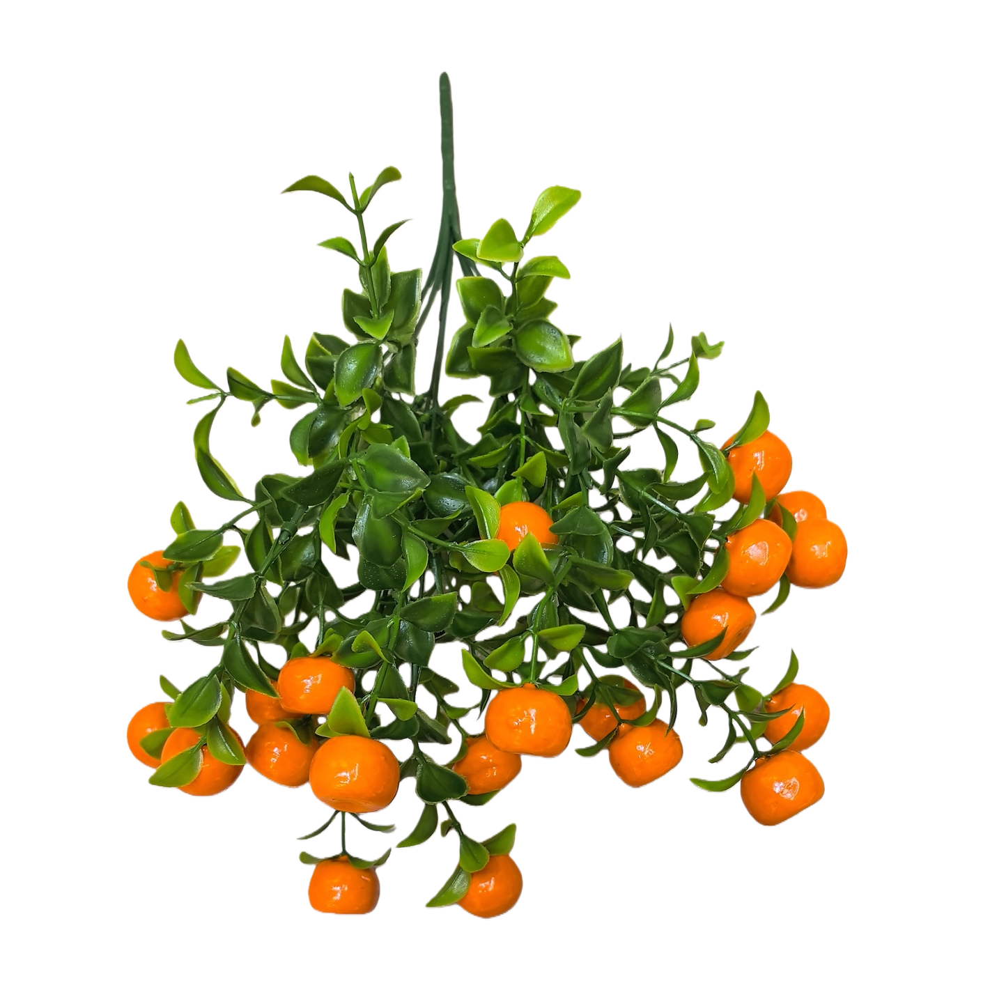Realistic orange branch and leaf decorative items, indoor living room and balcony fruit decoration accessories, creative home decoration items Item Picture