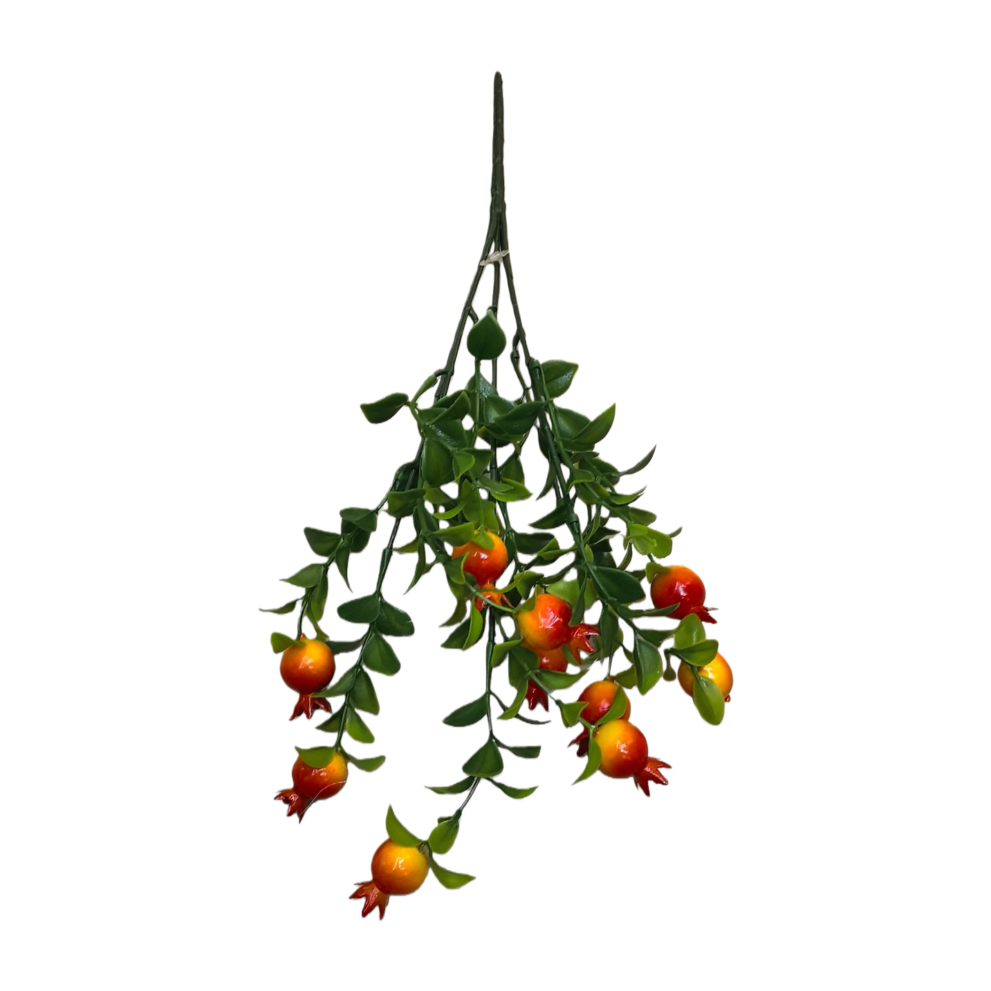 Artificial pomegranate branches, artificial fruits, decorative branches, home ornaments, handicrafts, indoor green plants, decorative materials Item Picture